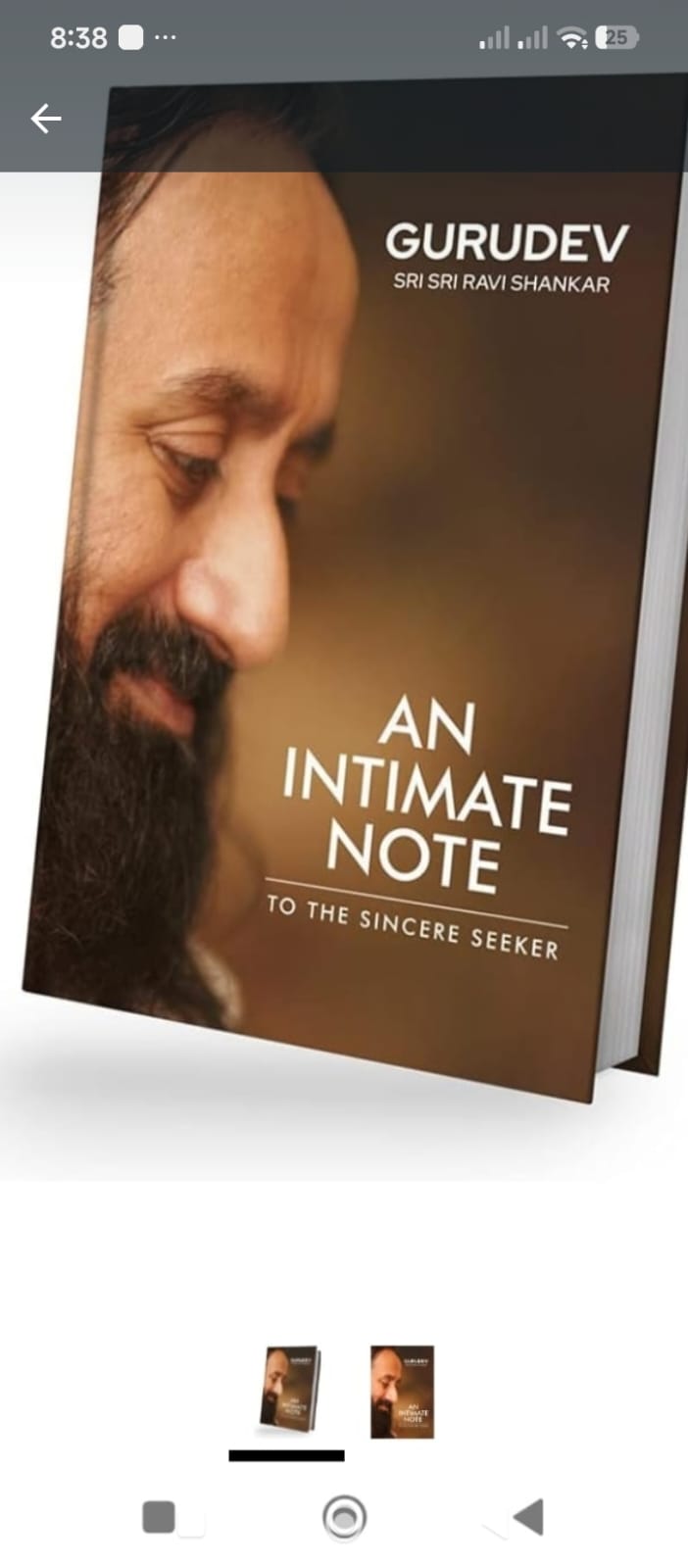 AN INTIMATE NOTE